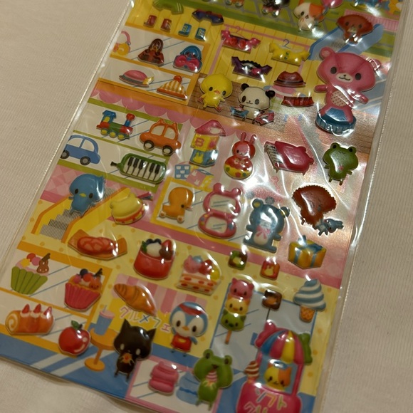NWT crux Japan animal playground puffy sticker sheet - Picture 2 of 4